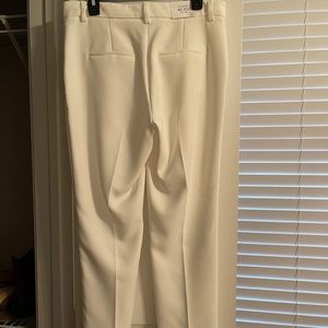 Gibson Latimer White Straight Leg Trousers